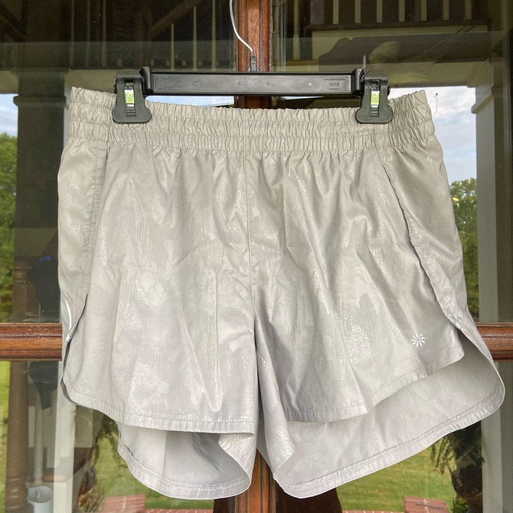 Athleta gray running shorts (L)‎